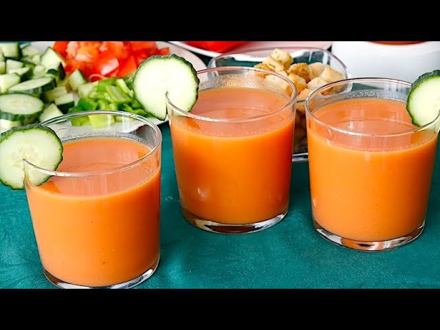 Receta de Gazpacho andaluz de la abuela