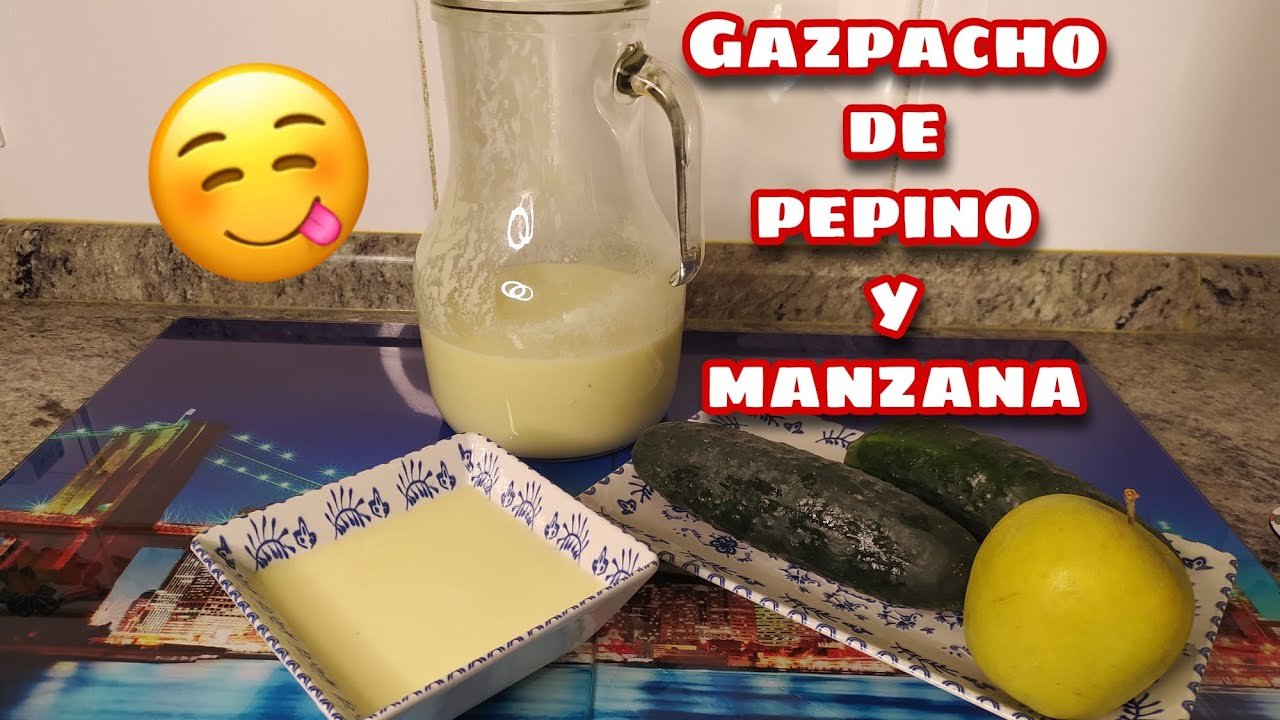 Receta de Gazpacho de pepino y manzana