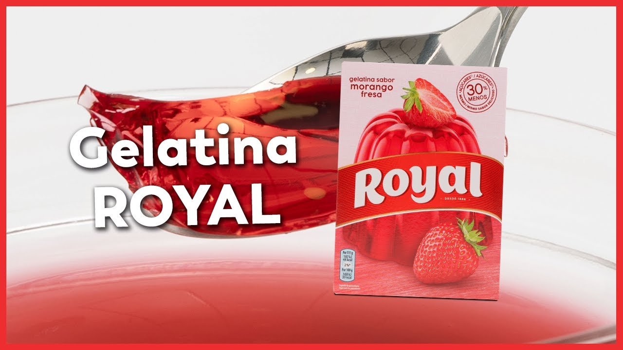 Receta de Gelatina de fresa Royal