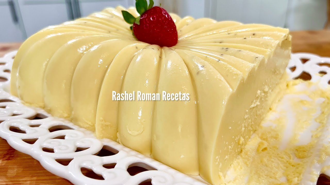 Receta de Gelatina de leche y plátano