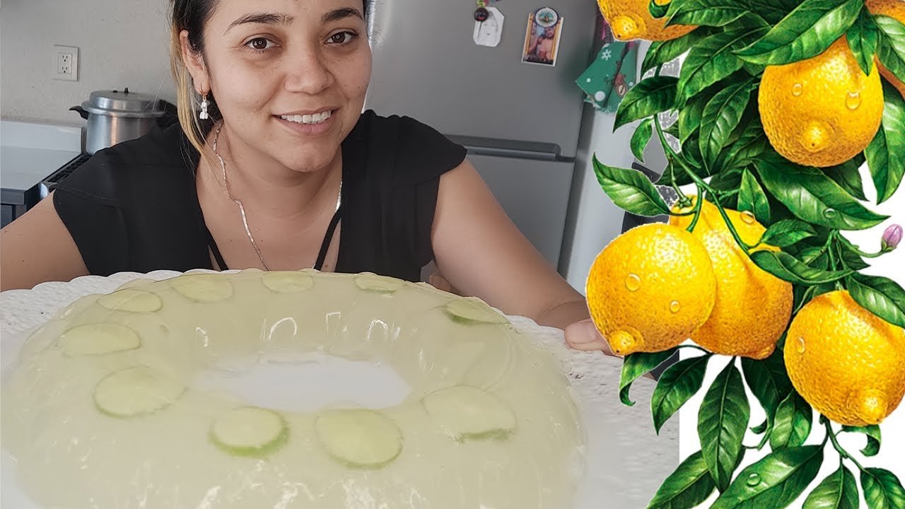 Receta de Gelatina de limon natural