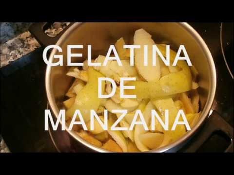 Receta de Gelatina de manzana