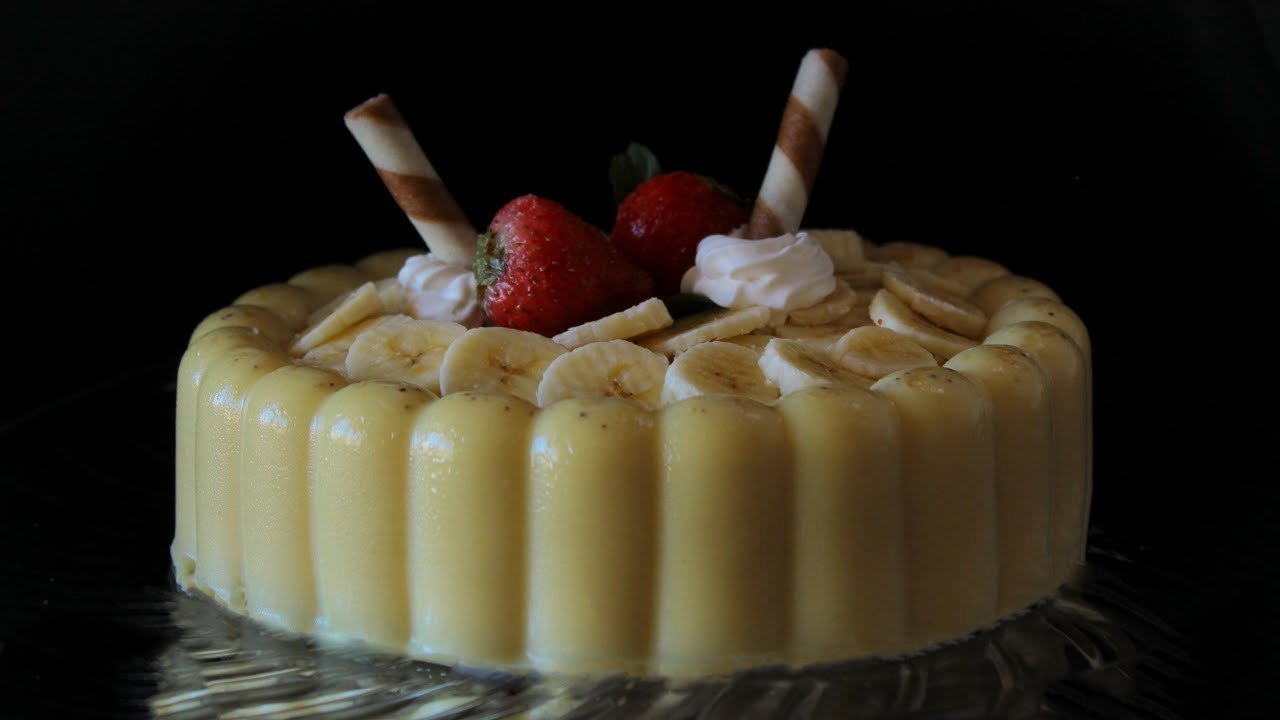 Receta de Gelatina de plátano