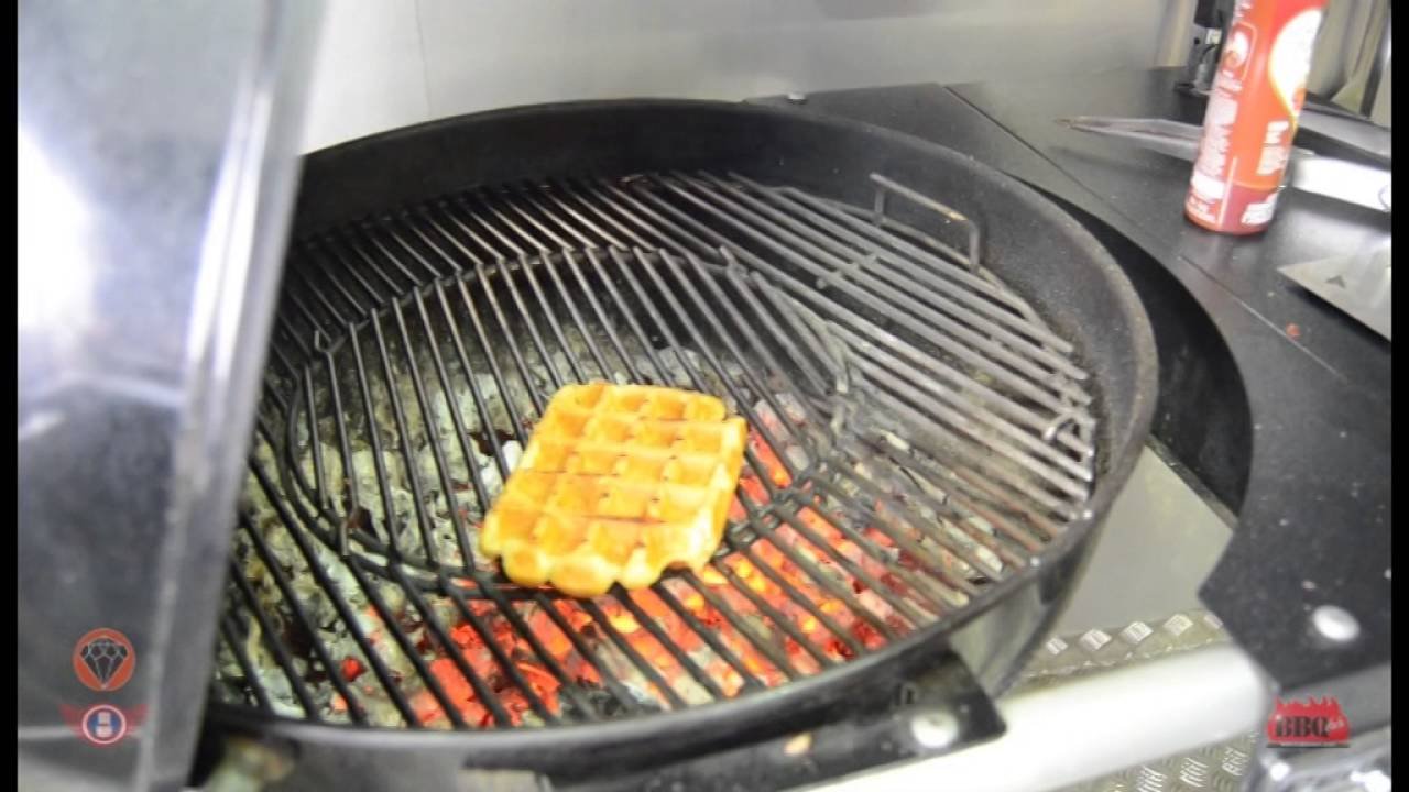 Receta de Gofres Con Chocolate y Nata