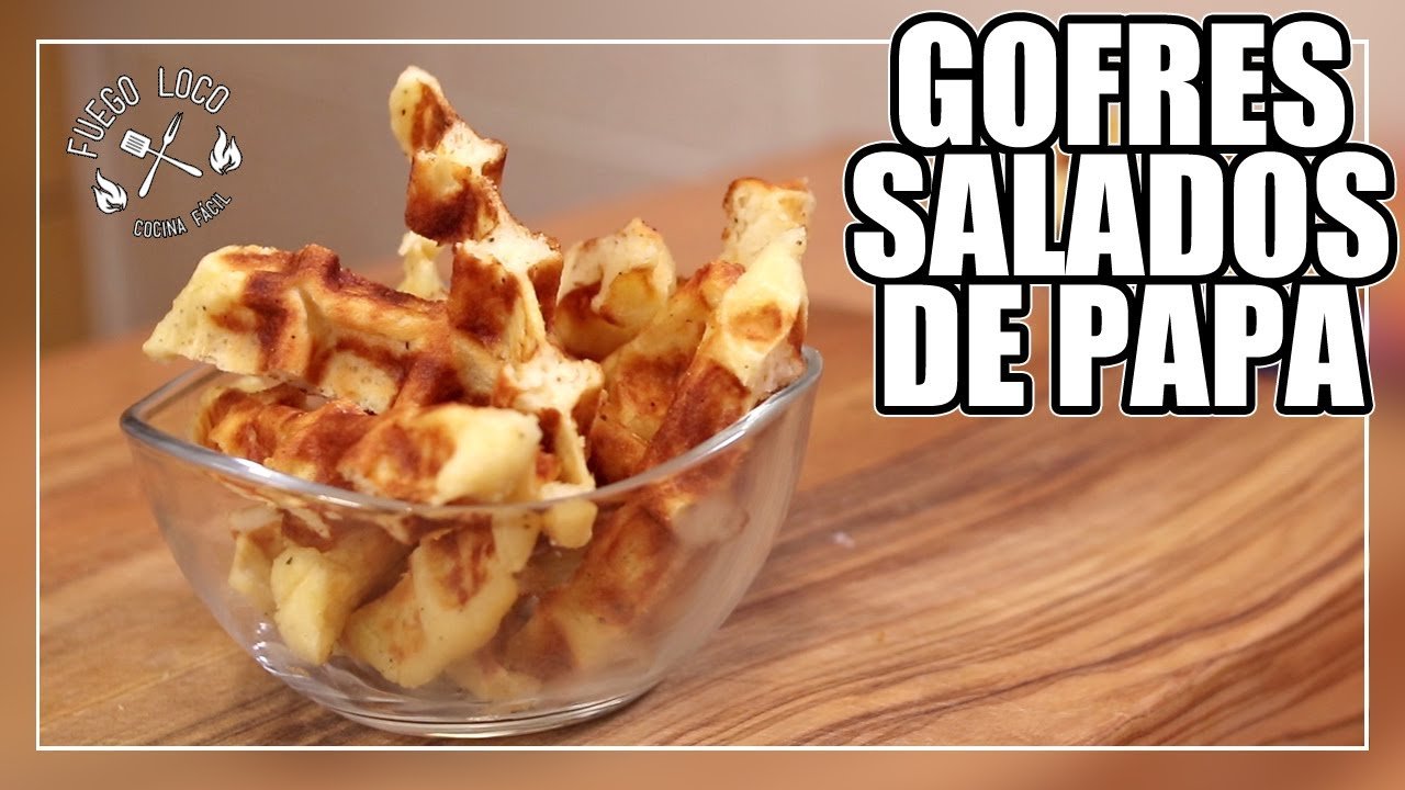 Receta de Gofres de patata