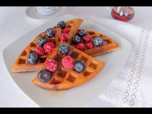 Receta de Gofres integrales