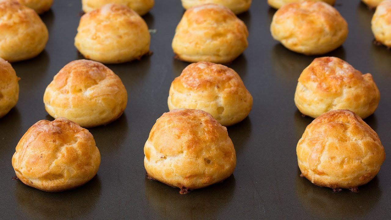 Receta de Gougères