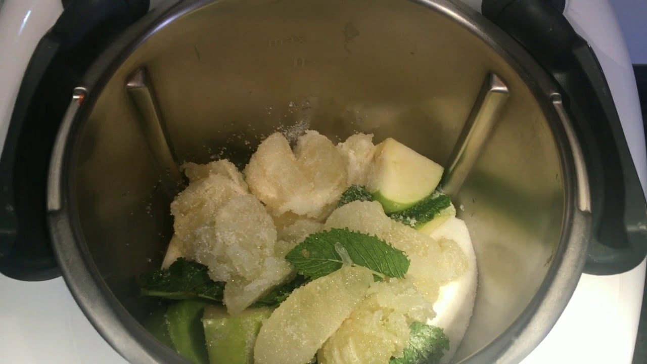 Receta de Granizado de lima y menta con Thermomix