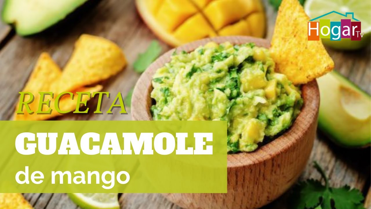 Receta de Guacamole con mango