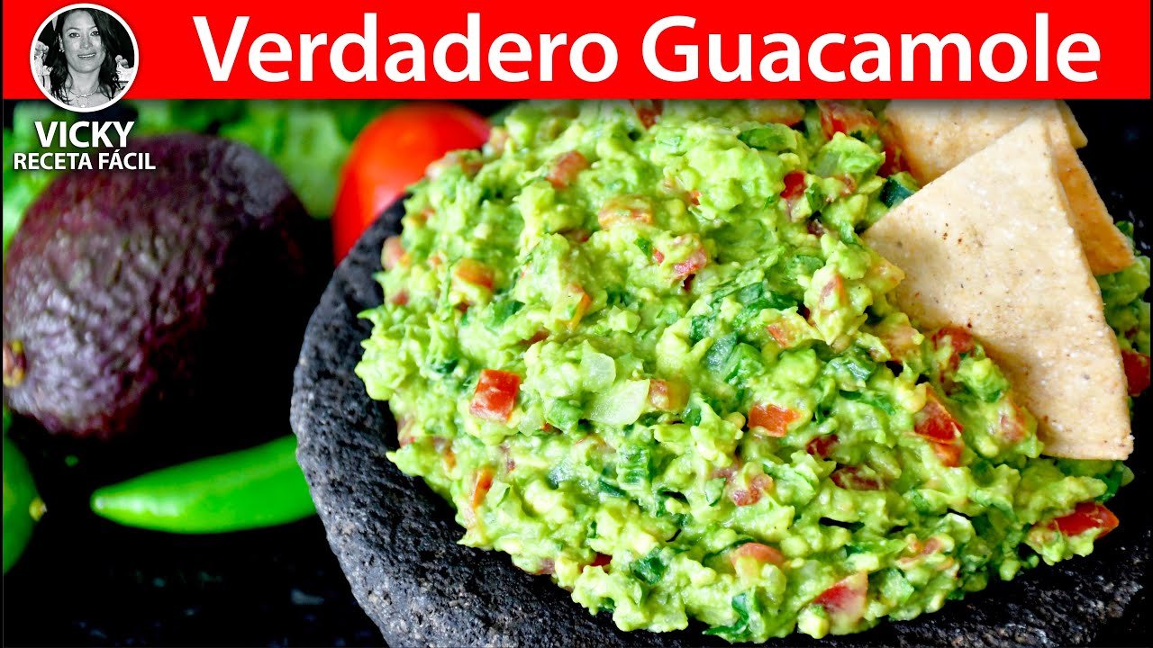 Receta de Guacamole tradicional