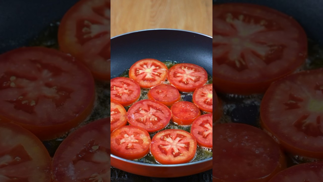Receta de Guarnición de cebollas y tomates al horno con huevo