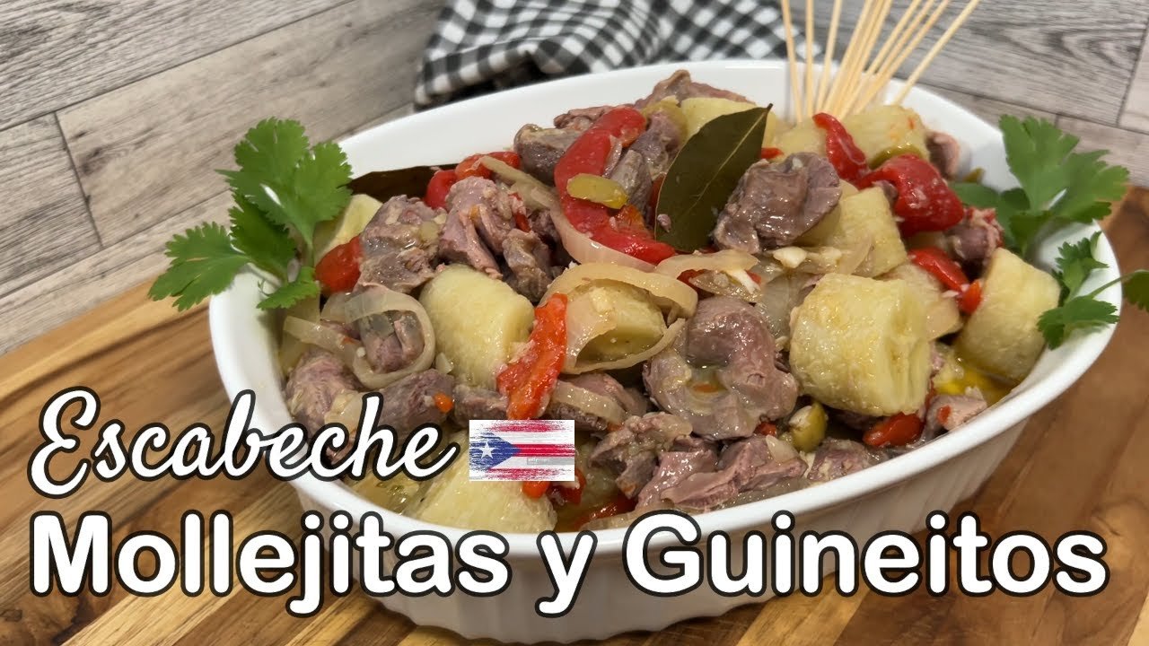 Receta de Guineitos en escabeche con mollejitas