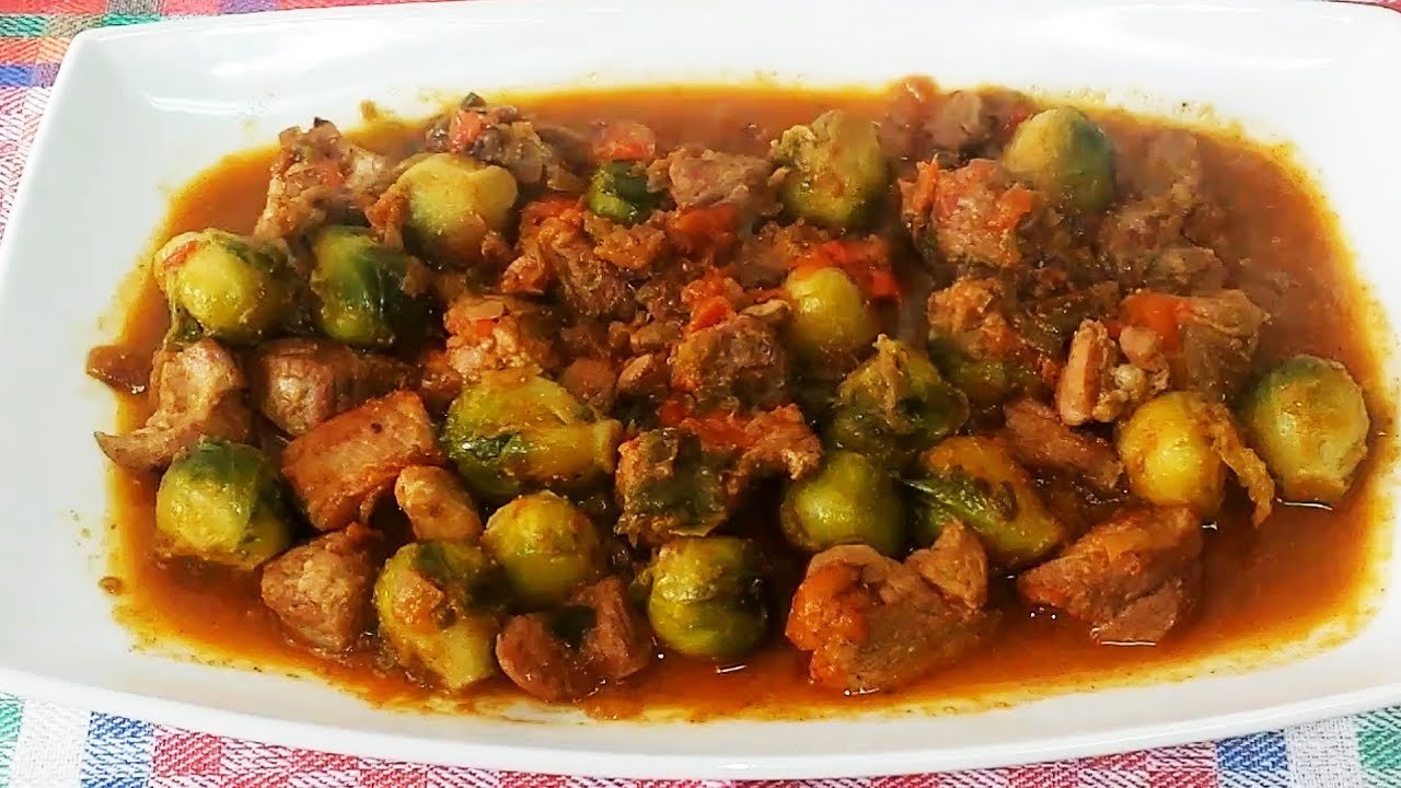 Receta de Guiso de Coles de Bruselas