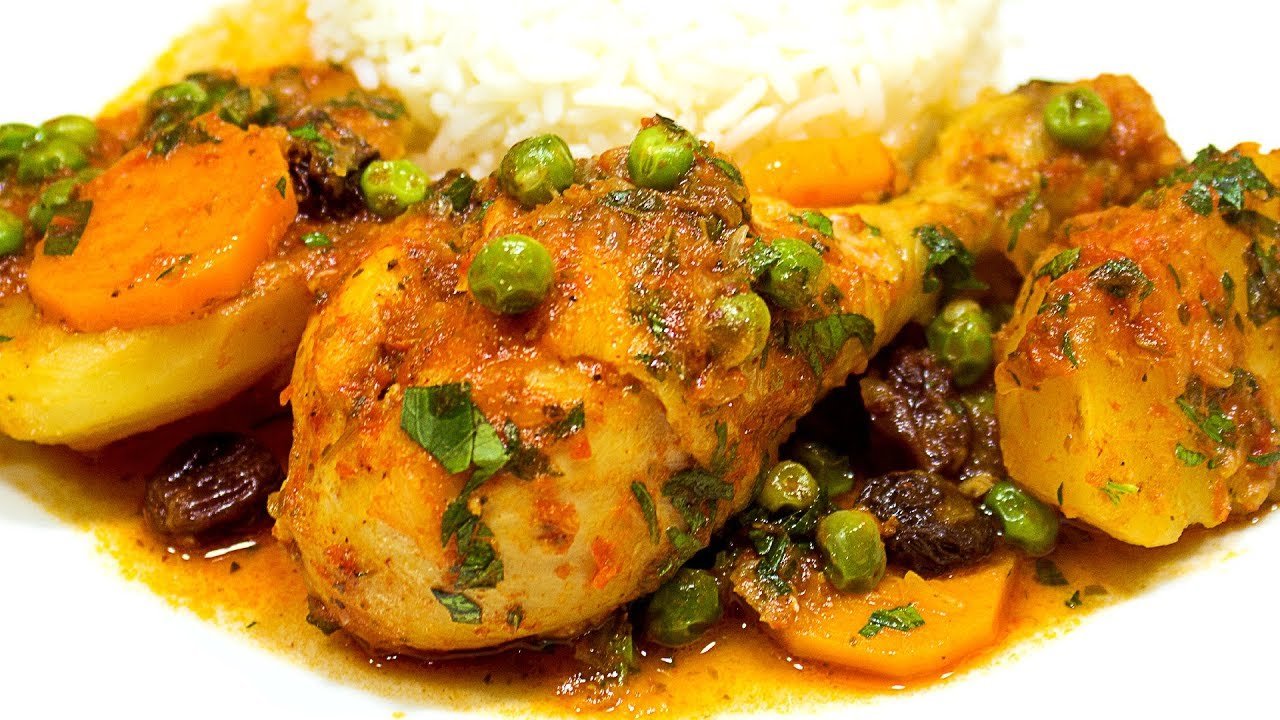 Receta de Guiso de pollo peruano