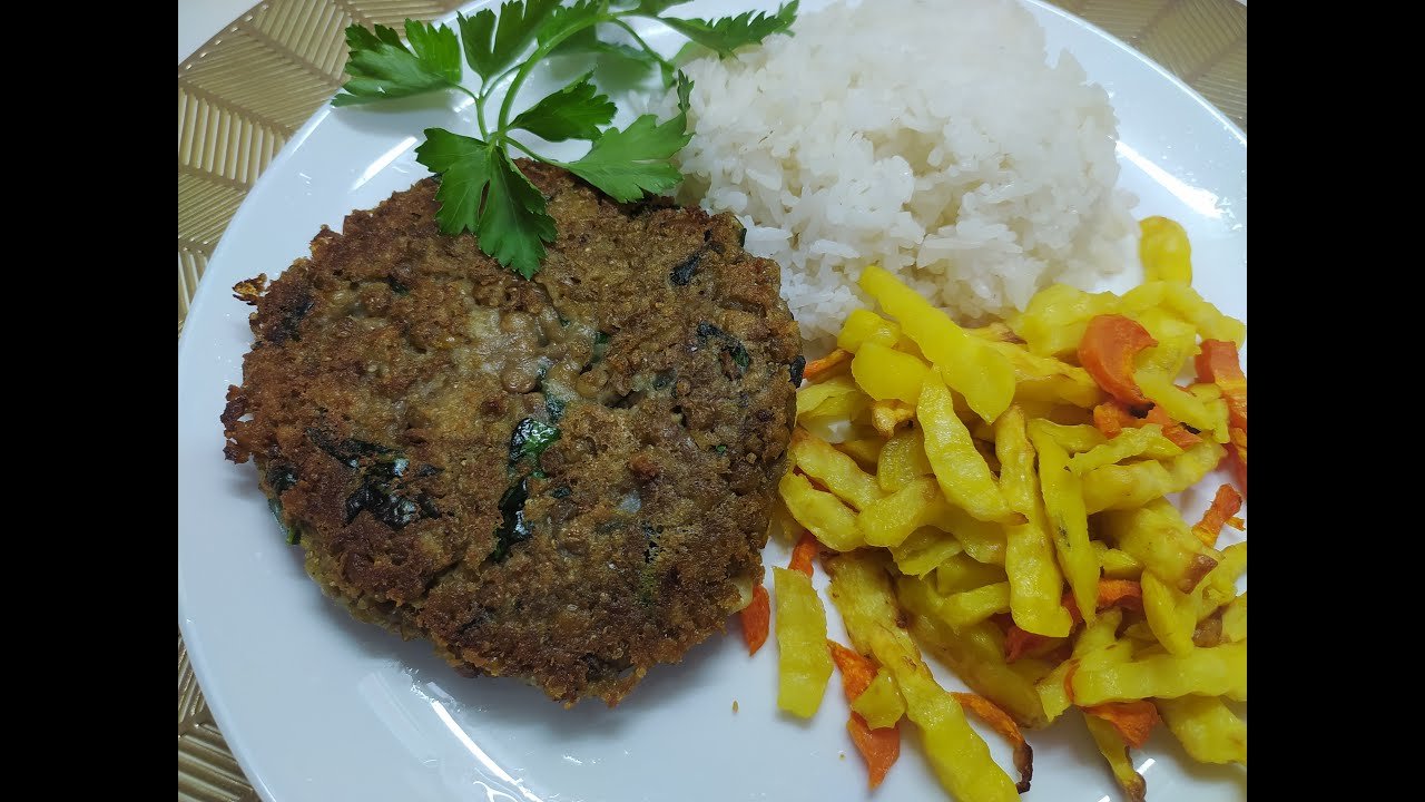 Receta de Hamburguesa de lentejas y espinacas