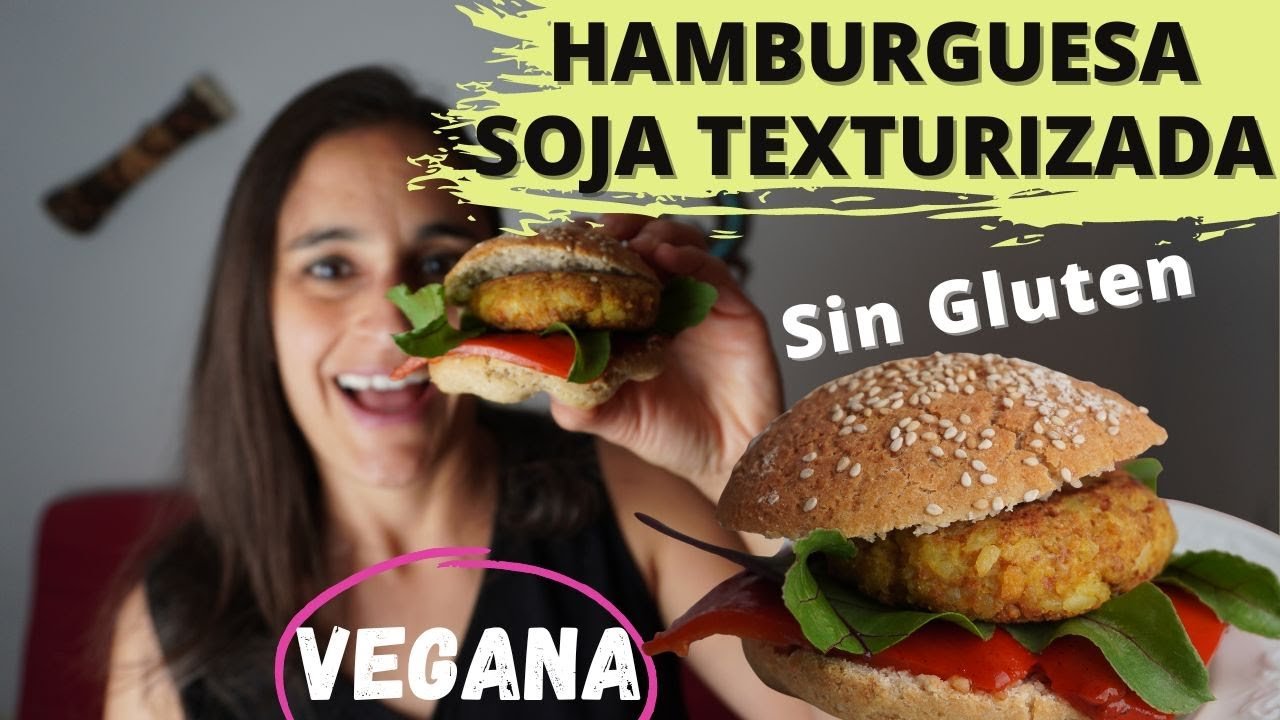 Receta de Hamburguesa de soja texturizada gruesa