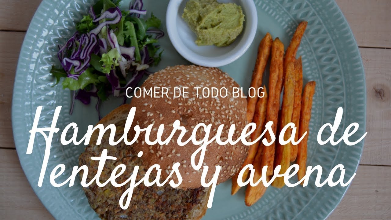 Receta de Hamburguesas de lentejas y avena