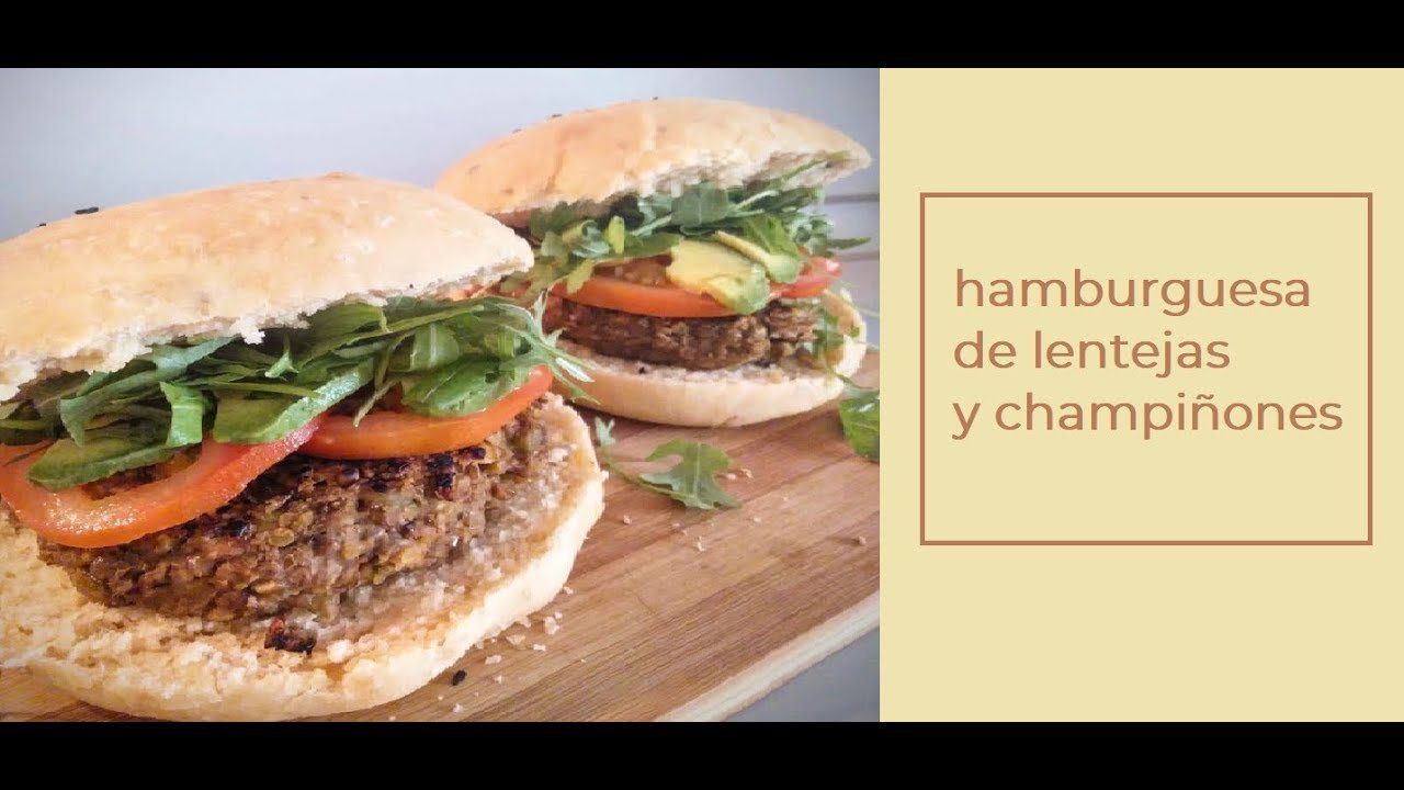 Receta de Hamburguesas de lentejas y setas