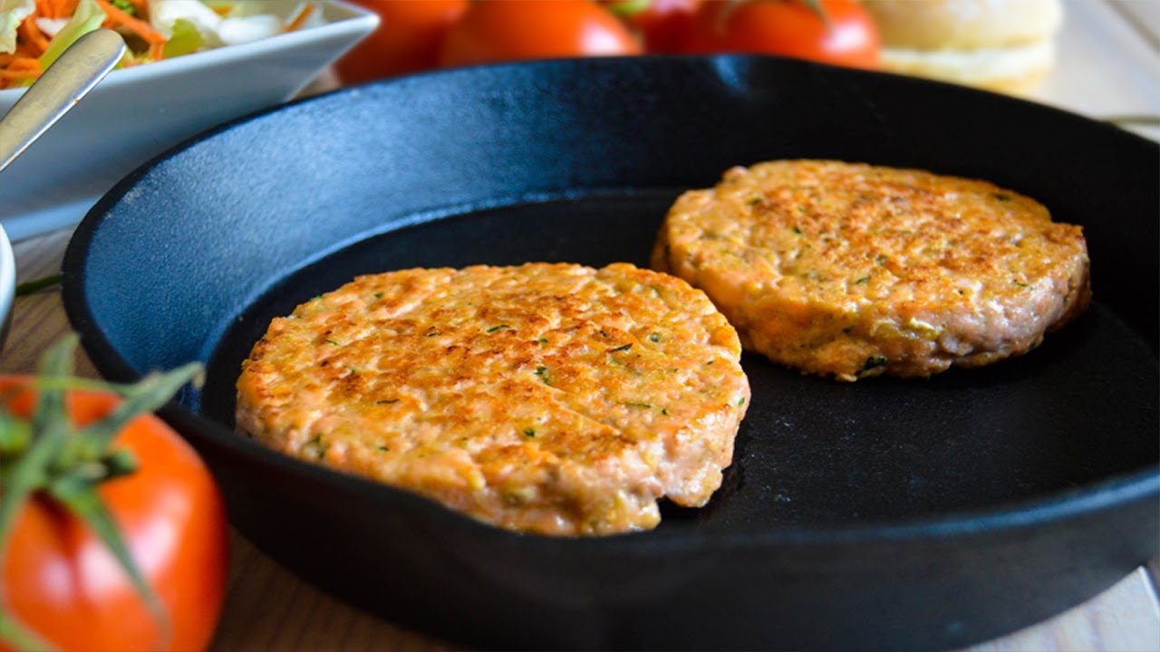 Receta de Hamburguesas de salmón