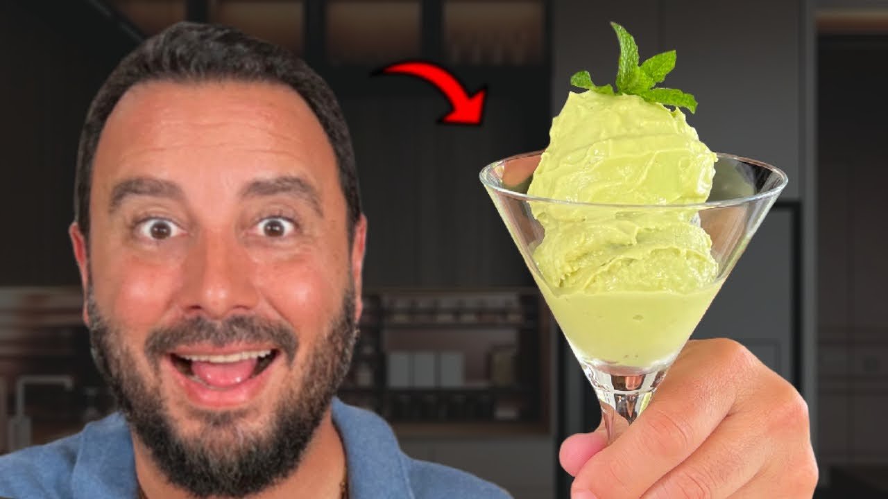 Receta de Helado de aguacate