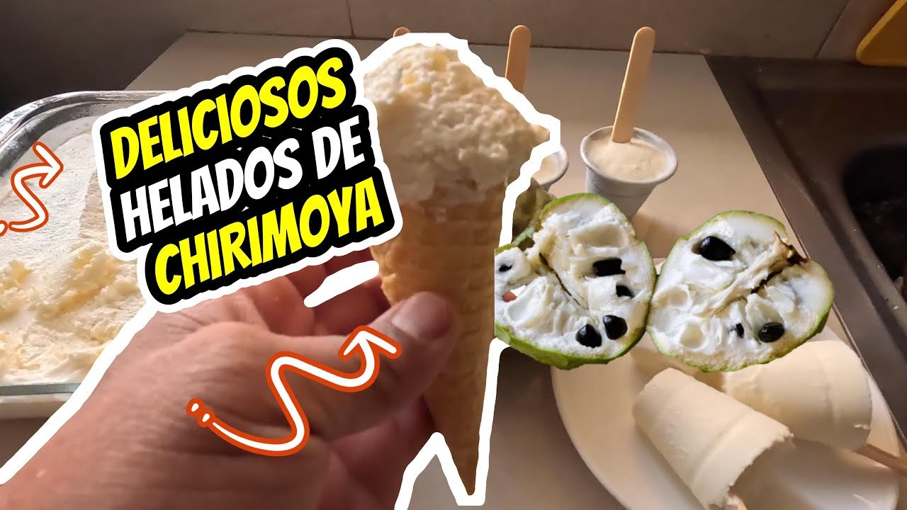 Receta de Helado de chirimoya
