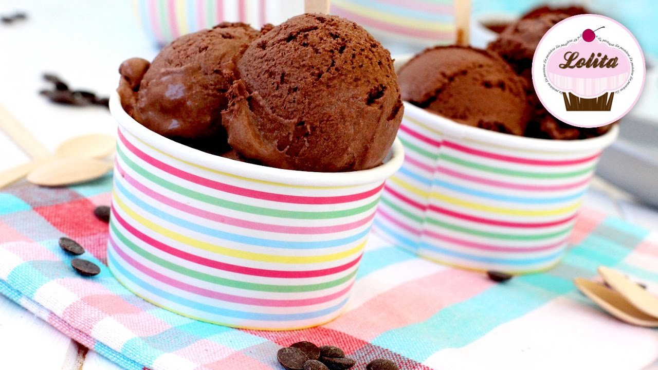Receta de Helado de chocolate casero sin heladera