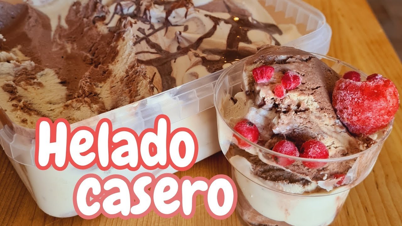 Receta de Helado de chocolate con café