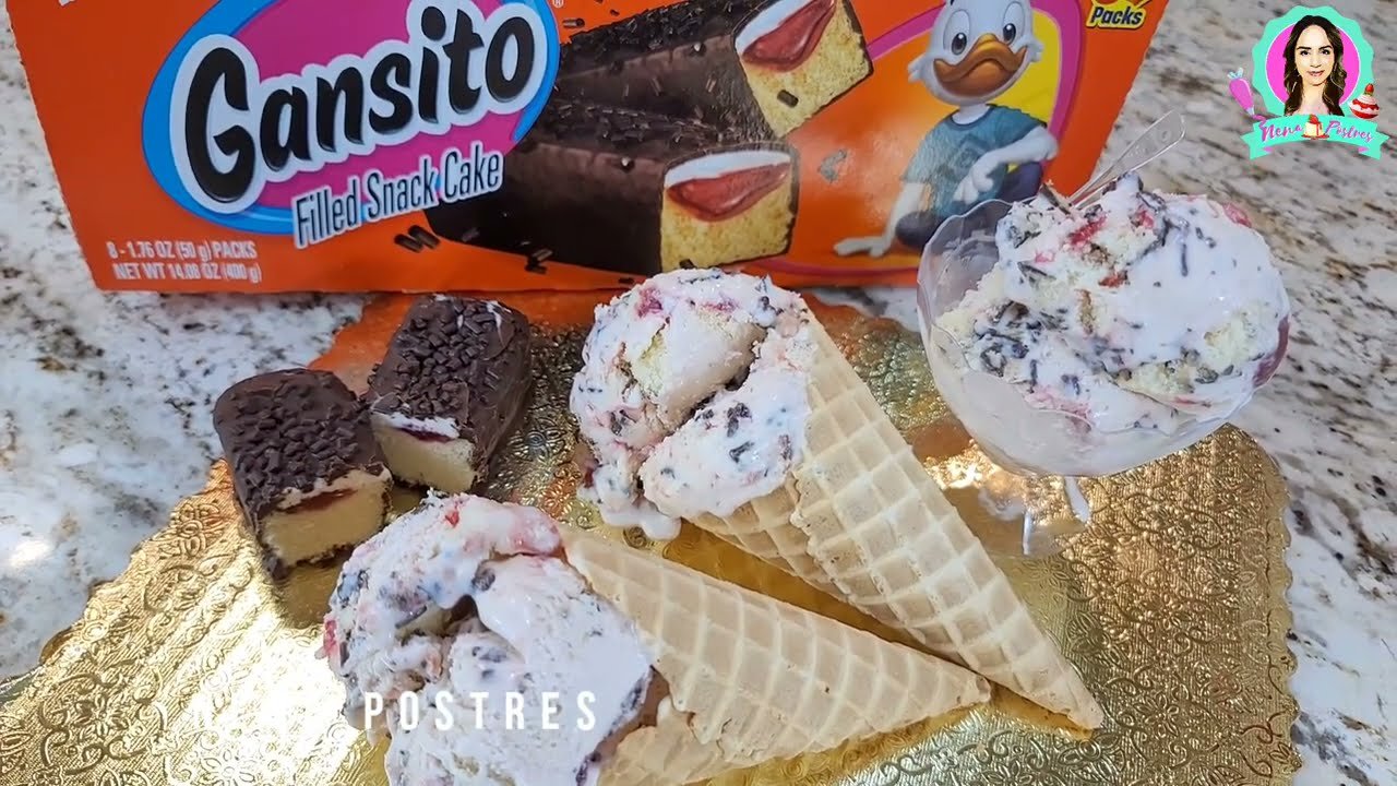 Receta de Helado de gansito