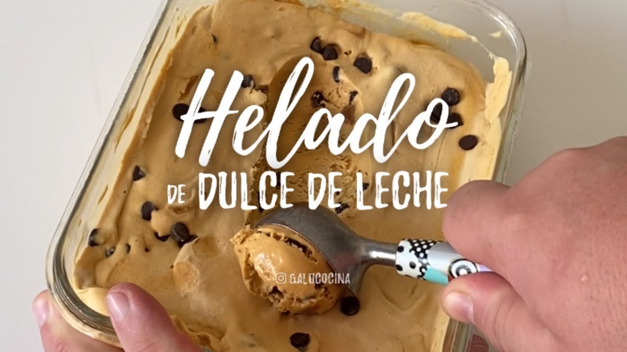 Receta de Helado de manjar