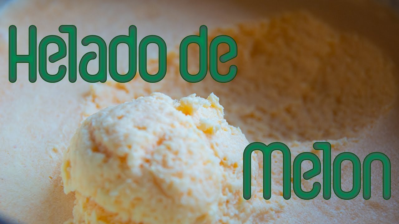 Receta de Helado de melón