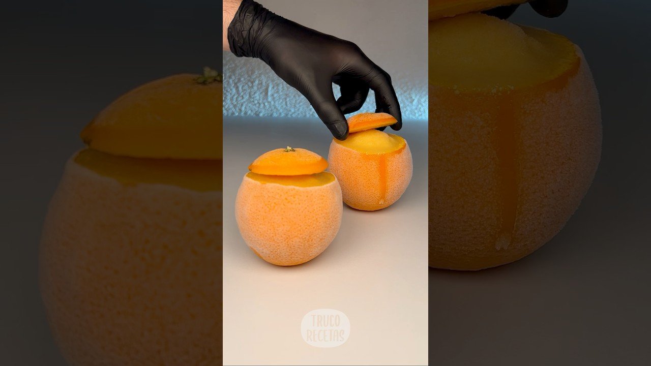 Receta de Helado de naranja
