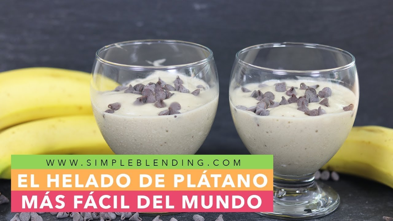 Receta de Helado de plátano vegano