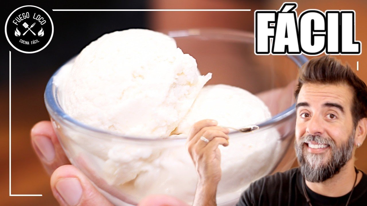 Receta de Helado de yogur natural