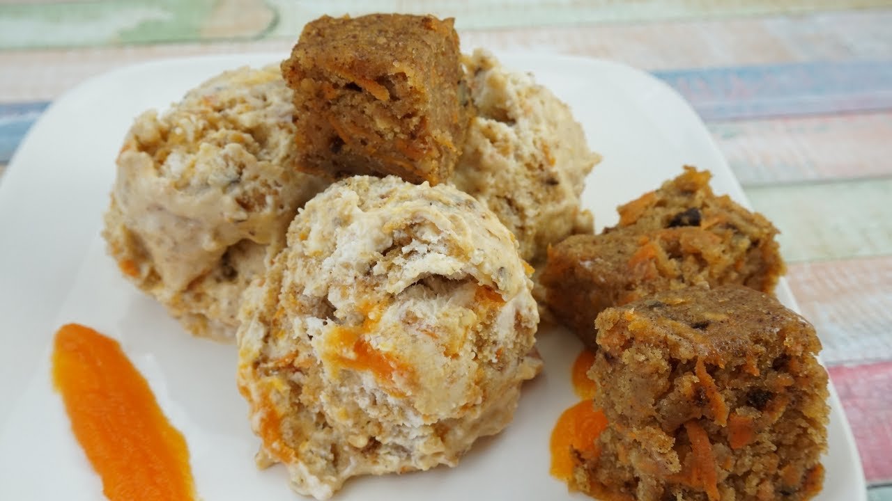 Receta de Helado de zanahoria