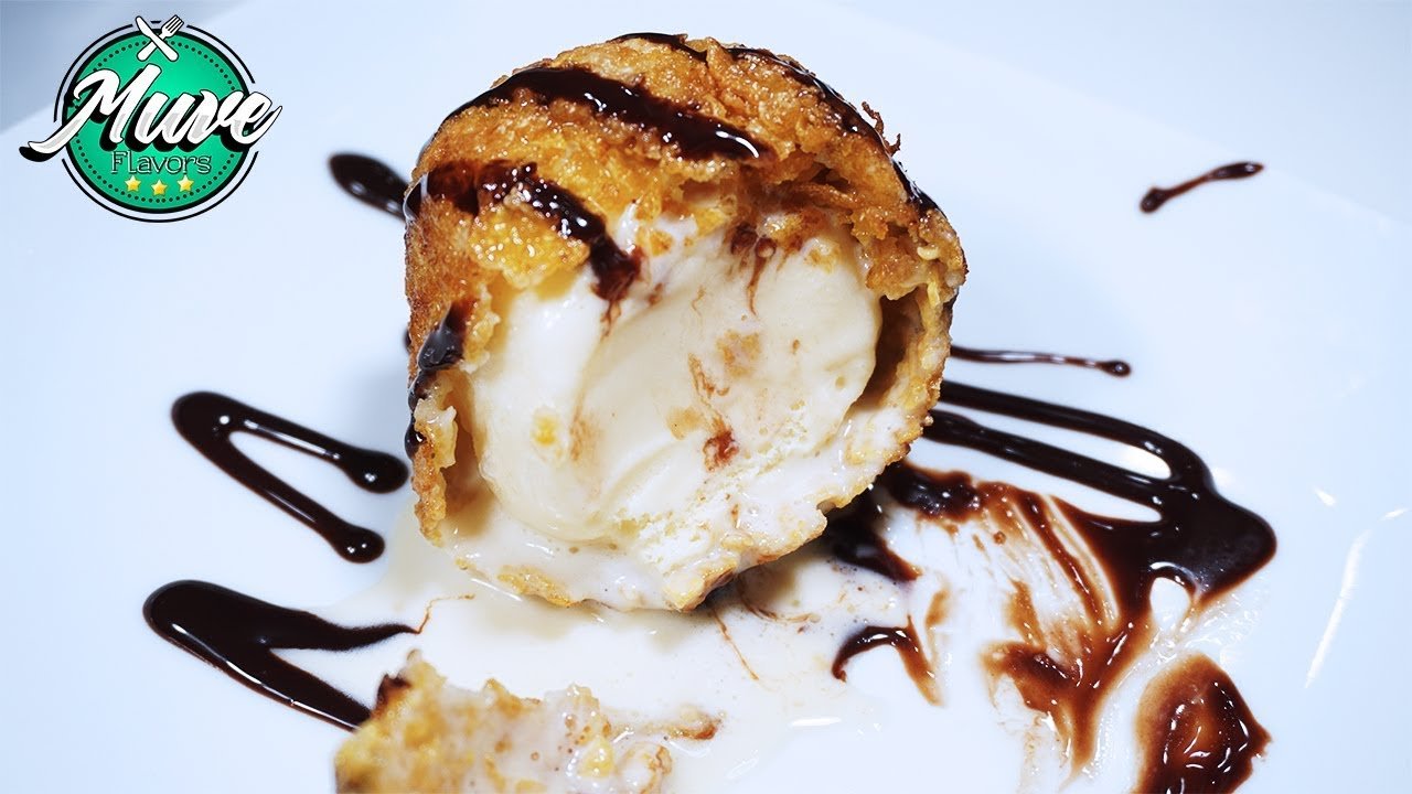 Receta de Helado frito chino