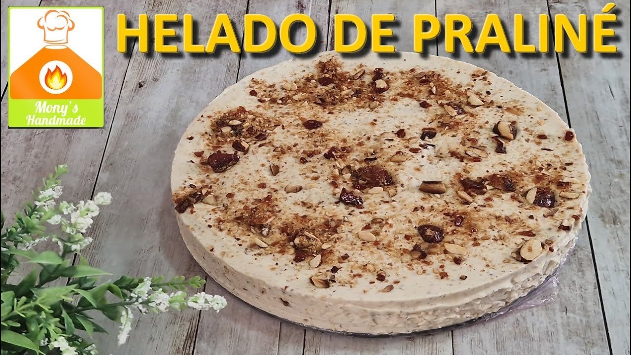 Receta de Helado praliné