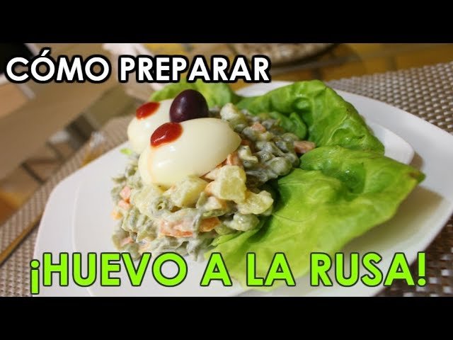 Receta de Huevos a la rusa