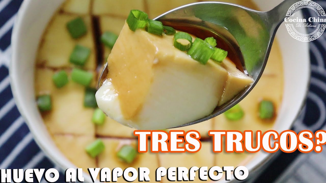 Receta de Huevos al vapor estilo chino