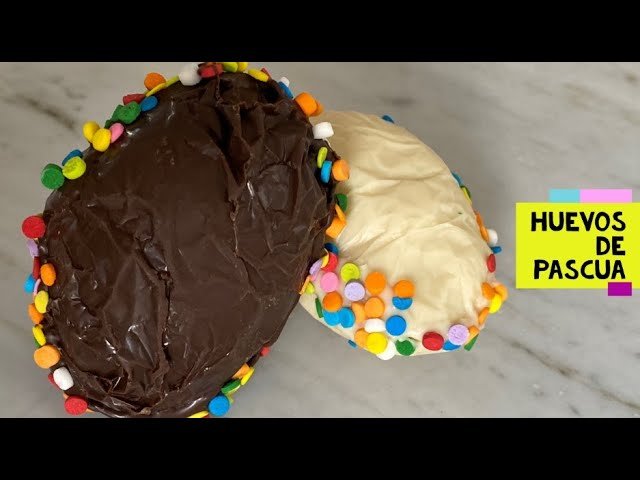 Receta de Huevos de Pascua caseros sin molde