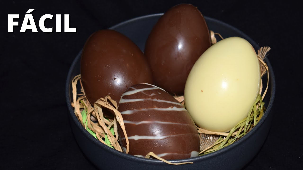 Receta de Huevos de Pascua de chocolate
