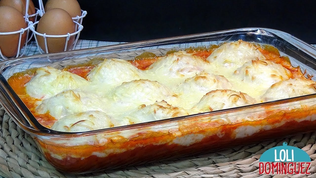 Receta de Huevos rellenos con bechamel