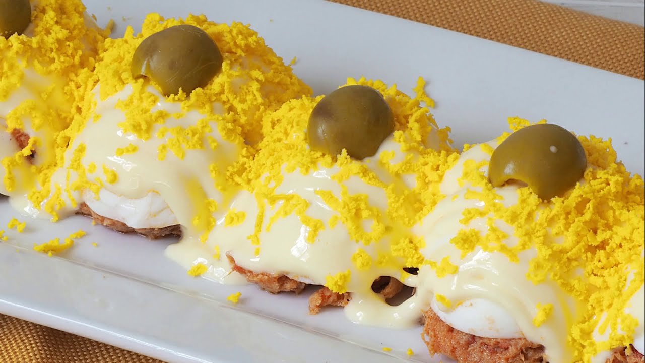 Receta de Huevos rellenos de atún