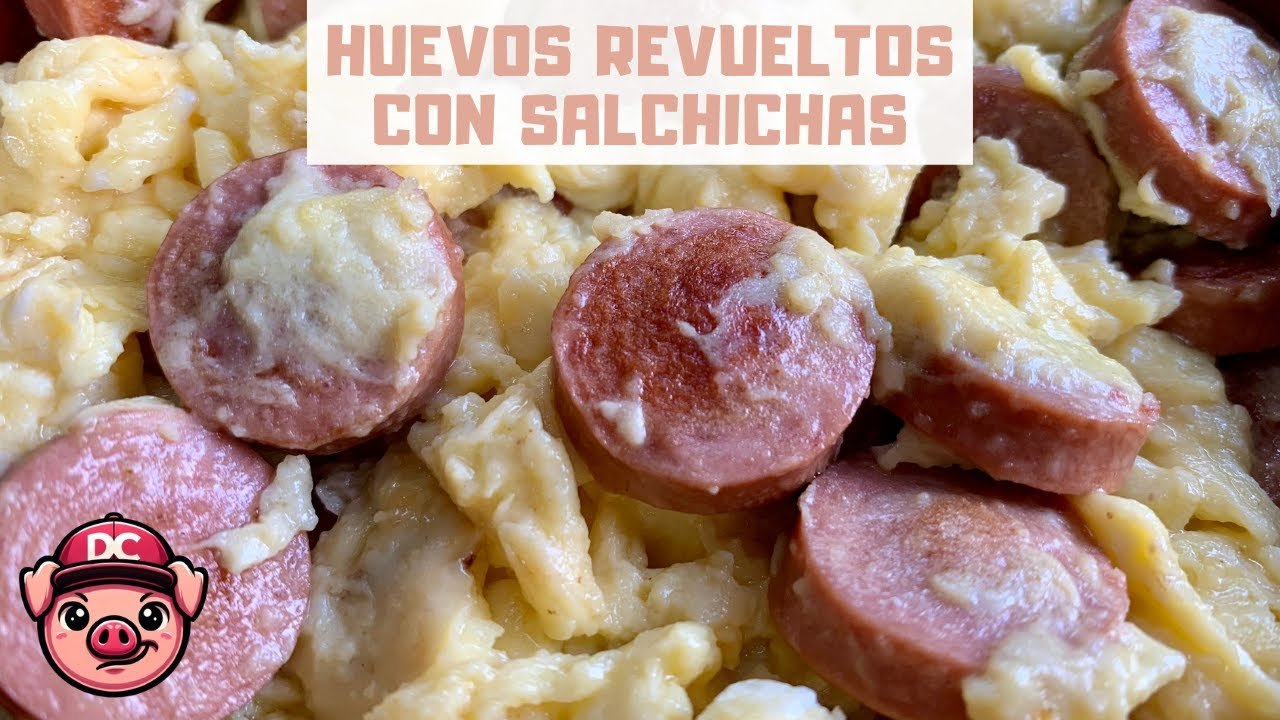 Receta de Huevos revueltos con salchicha