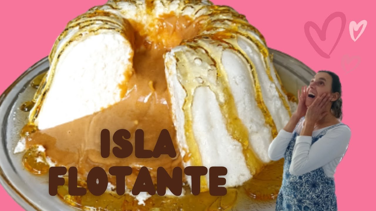 Receta de Isla flotante en microondas