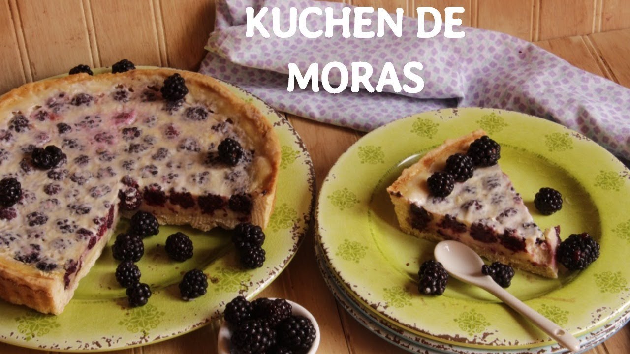 Receta de Kuchen de mora