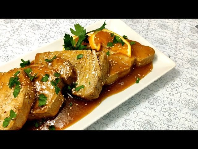 Receta de LOMO DE ATÚN A LA CREMA