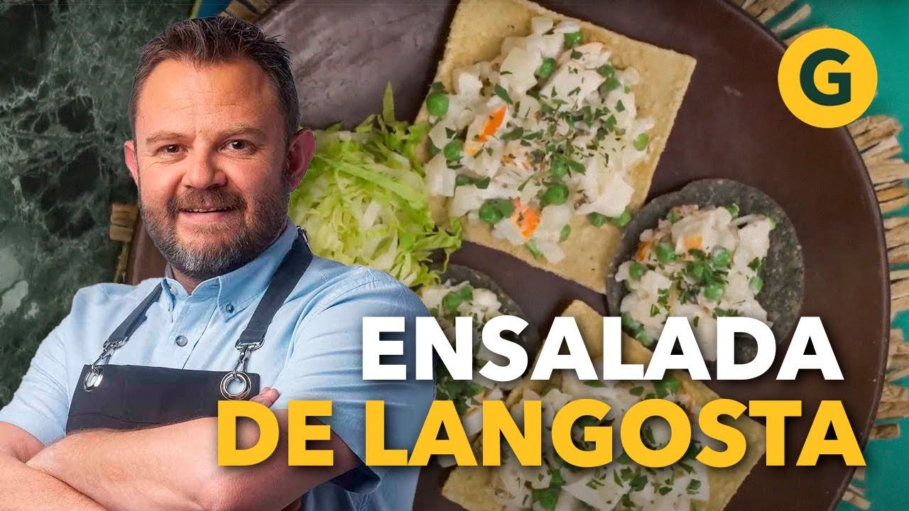 Receta de Langosta Robinson con ensalada de Papas
