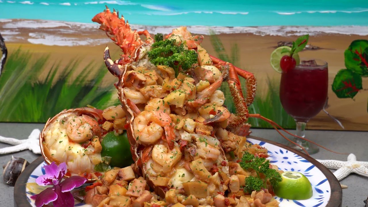 Receta de Langosta rellena