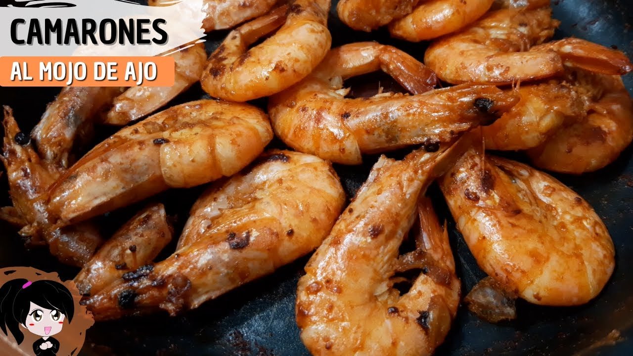 Receta de Langostinos al mojo de ajo