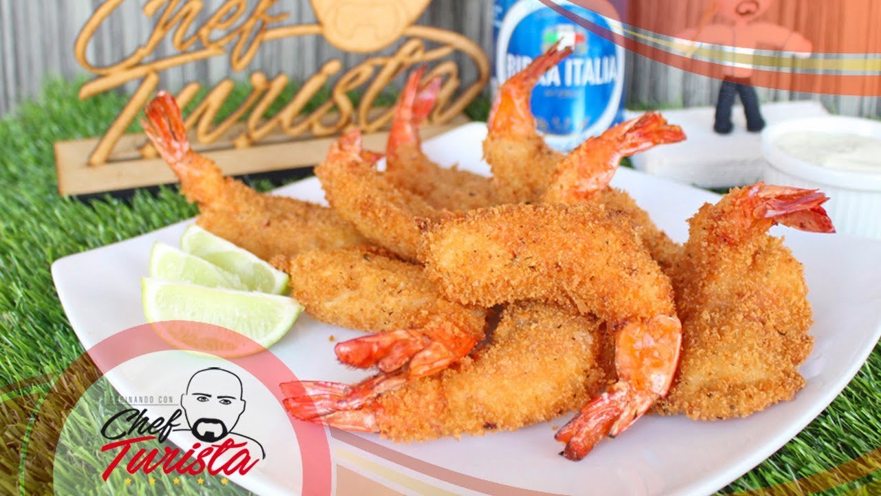 Receta de Langostinos apanados